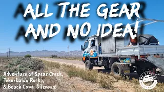 S2 EP 2 - ALL THE GEAR & NO IDEA: GoPro Issues! Spear Creek, Tcharkuldu Rocks & Beach Camp Dilemma!