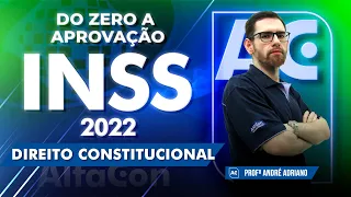 Concurso INSS 2022 - Do Zero a Aprovação - Direito Constitucional - Black Friday AlfaCon