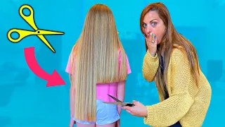 Le corto mucho el pelo a Gisele y Claudia SaneuB