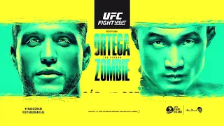 UFC Fight Island 6: Ortega vs Zombie - Sáb. 17 de Oct.