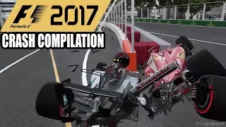 F1 2017 Crash Compilation