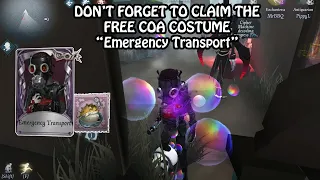 FREE Professor COA costume "Emergency Transport" gameplay - Identity V