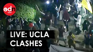 LIVE: Heavy Police Presence at UCLA Campus Protest