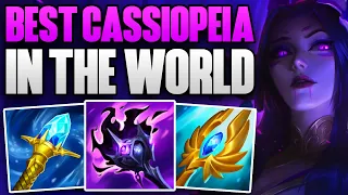 BEST CASSIOPEIA IN THE WORLD FULL MID GAMEPLAY! | CHALLENGER CASSIOPEIA MID | Patch 14.10 S14