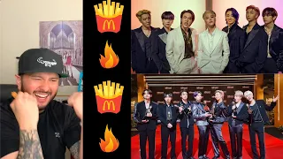 BTS Mcdonalds Mukbang & BTS "Butter" Billboard Music Awards/Butter MV (Hotter Remix) Reaction!