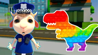 Pop it Games👮‍♂️😁🐰City Pranks👮‍♂️😁🐰Naughty Kids and Policeman