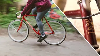 Transforming An Old Peugeot Road Bike Into A Fixie