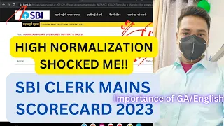 SBI JA Mains Scorecard: Shocking Score Normalization | 2nd Shift