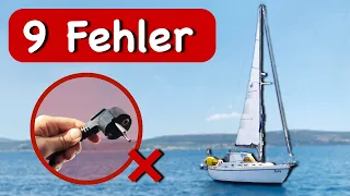 Die 9 häufigsten Elektro Fehler ⚠️ auf Booten | Wir segeln 139