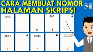 Cara Penomoran Halaman Skripsi, Makalah, Laporan Beda Posisi Paling Mudah dipahami