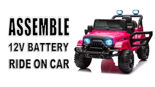 MINIATURE MOTORS 12V Kids Ride On Truck Car | Assembly Video