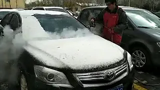 KST steam cleaner for snow clean