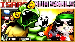 THE BEST LUCK vs a Tag Team - The Binding of Isaac Four Souls