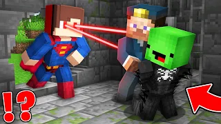 JJ and Mikey Survived 100 Days in SUPERHERO PRISON in Minecraft - Maizen