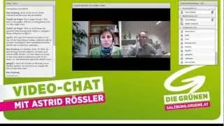 Video-Chat mit Astrid Rössler zum Salzburger Finanzskandal