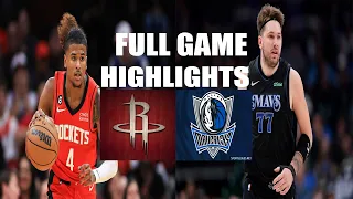 Houston Rockets vs Dallas Mavericks Full Game  Highlights | December 23, 2023