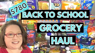 MEGA BACK TO SCHOOL GROCERY HAUL | ONCE A MONTH GROCERY HAUL | SAM’S CLUB HAUL