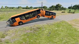 Bus Crashes Compilation #27 BeamNG Drive Satisfying Car Crashes 2024