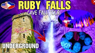 RUBY FALLS Full Cave tour // LOOKOUT MOUNTAIN, CHATTANOOGA TENNESSEE UNDERGROUND WATER CAVE  #2023