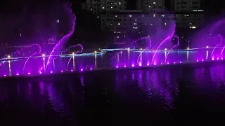 2024屏東燈會 萬年溪燈區 水舞
