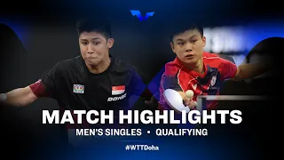 Tan Lucas vs Feng Yi Hsin | WTT Star Contender Doha 2021 | MS | Qual