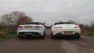 Merecedes-AMG GT Vs Jaguar F Type R: Noise Test