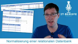 Normalisierung einer relationalen Datenbank - Normalformen 1 bis 3