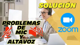 ZOOM 🙉 SOLUCION NO PUEDO ESCUCHAR 🧏‍♀️ NO ME ESCUCHAN 🔥 [CONTROL DE MICROFONO Y ALTAVOZ] 2022 🚀AUDIO