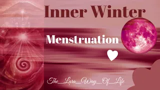 Menstruating FullMoon/NewMoon | WinterCycle |MenstrualCycle #menstruation #period #redmooncycle 🌕🌑🌹🔮