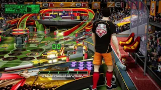 Super league football Pinball fX played on the ROG ALLY