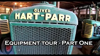 Oliver Tractor and Equipment Tour Part One - Early, Styled, and Fleetline Tractors