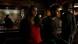 TVD 5x19 - Enzo takes Elena and runs away, Damon goes after them | Delena Scenes HD