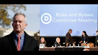 RFK Jr. Comments On The DNC Rules & Bylaws Committee Meeting & Major Scare At Rally Event