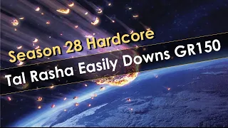 GR150 Cleared Easily Solo Tal Rasha Wizard Hardcore - Diablo 3 Season 28