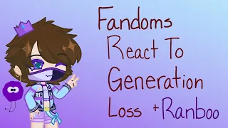 Fandoms React to Generation Loss/Ranboo||Part 3||AlliumLight||