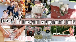 *NEW* PARTY PREP WITH ME DIY BACKYARD ENGAGEMENT PARTY I DO BBQ TIFFANI BEASTON HOMEMAKING 2023 SAHM