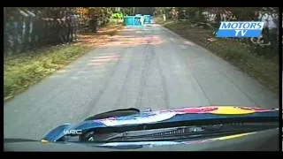 Meeke crashes out, WRC, Rallye de France, Day 2, 2011