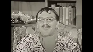 Clip: THE ERNIE KOVACS SHOW - Percy Dovetonsils, Ernie's queer-coded poet character - 7/2/1956