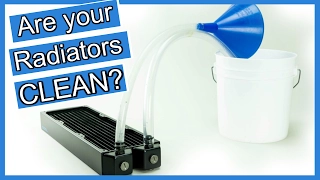 Cleaning & Flushing a PC Radiator Water Cooling TIPS for Beginners