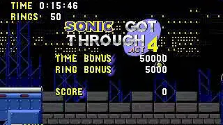 Sonic 1 Megamix - Starry Night Zone (act 4) (Sonic) TAS