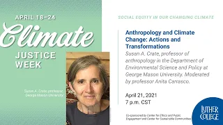 Anthropology and Climate Change: Actions and Transformations