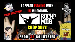 ROMMY REACTS TO  ROCKnMOB PLAYING CHOP SUEY!