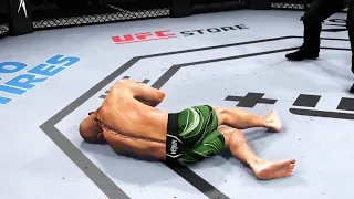 Conor McGregor Gets Knocked Out By Islam Makhachev!!(UFC 4 Online)