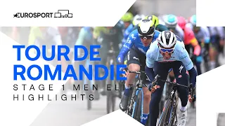 GREAT SPRINT ATTACK! 🚴‍♂️💨 | Tour of Romandie Stage 1 Highlights | Eurosport Cycling