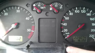 Kasowanie Inspekcji VW Golf IV Oil Service Indicator Light Reset VW Golf IV