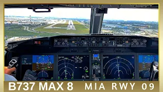 Brilliantly executed Approach and Landing Miami! | COCKPIT VIEW