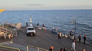 Santa Monica Pier walk, sunset, and ferries wheel ride. Santa Monica California 05/01/23