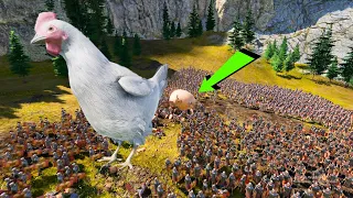 NEW Giant Chicken Unit vs Roman General - Ultimate Epic Battle Simulator 2