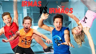 Irmãs vs irmãos 🥊 Quem ganhará a competição desportiva? | Ninja Kidz