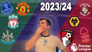 EARLY Premier League 2023/24 Predictions